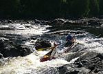 Brent and Sherri Running Big Graveyard Rapid
